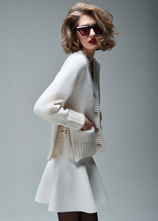  산티클레르 가디건 산티클러 브룩 카디건 슈가