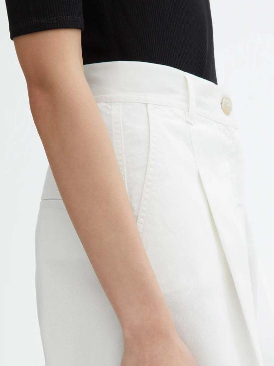  House of Dagmar 스트레이트 팬츠 하우스 오브 다그마 다그마 코튼 치노 화이트 - OTHER BRANDS