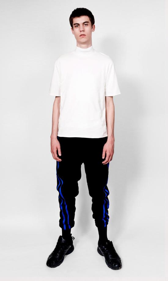  엠 프레스 반팔 티셔츠 M 프레스 하이넥 티셔츠 화이트