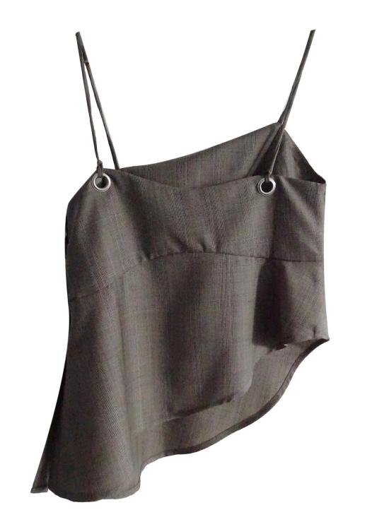  JH.Zane 민소매 티셔츠 Jh.Zane Peel Top Glen Check Light - OTHER BRANDS