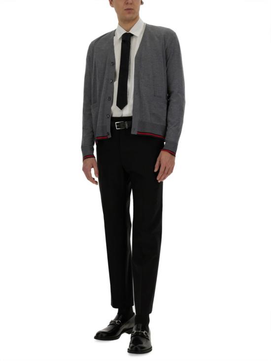  구찌 가디건 웹 패턴  블루 - GUCCI