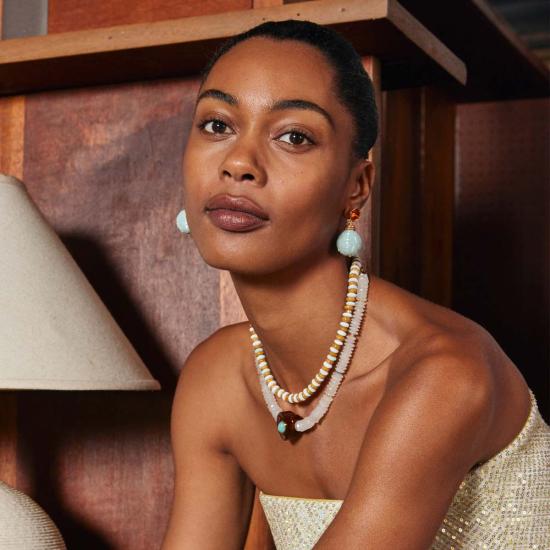  리지 포르투나토 목걸이/팬던트 모리츠 목걸이 - LIZZIE FORTUNATO