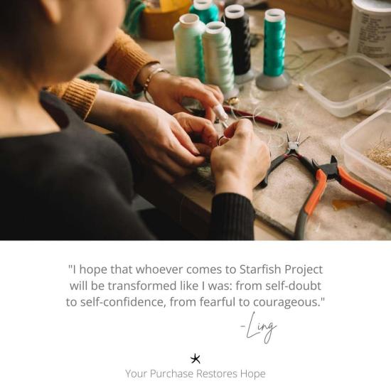  스타피쉬 프로젝트 목걸이/팬던트 브레이든 터쿼이즈 실버 목걸이 - STARFISH PROJECT