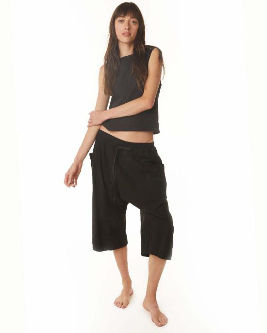  LWN 스트레이트 팬츠 Lwn Ory  블랙 - OTHER BRANDS