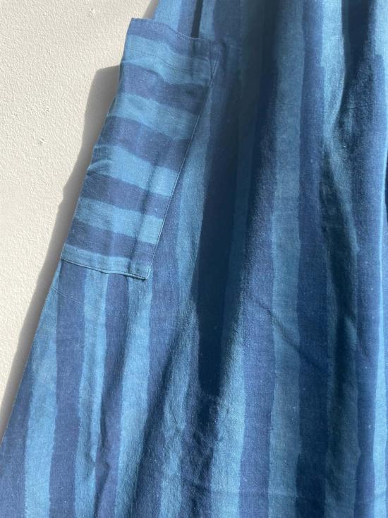  Happy French Gang 롱 스커트 해피 프렌치 갱 틸다 라지 스트라이프 스커트 인디고 - OTHER BRANDS