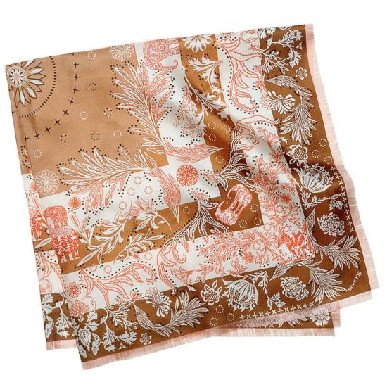  몽 키지 머플러/스카프 몽키지 엘레판타시 실크 스카프 - MONT KIJI