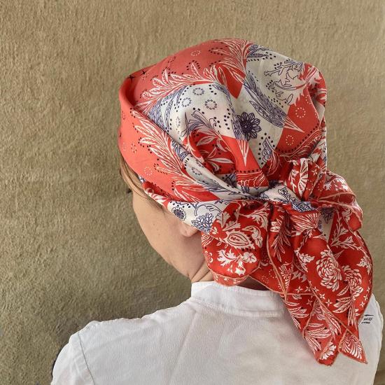  몽 키지 머플러/스카프 몽키지 엘레판타시 실크 스카프 - MONT KIJI