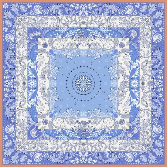  몽 키지 머플러/스카프 몽키지 엘레판타시 실크 스카프 - MONT KIJI