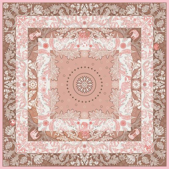  몽 키지 머플러/스카프 몽키지 엘레판타시 실크 스카프 - MONT KIJI