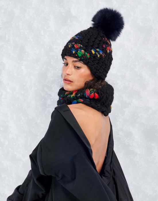  미샤램퍼트 머플러/스카프 미샤 램퍼트 다크 레고 스누드 스몰 - MISCHA LAMPERT