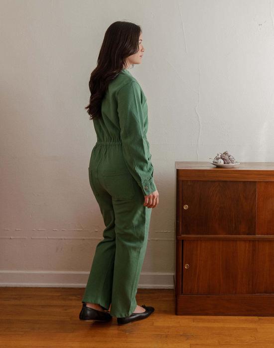  노블 점프수트 롱 슬리브 유틸리티 수트 주니퍼 - NOBLE