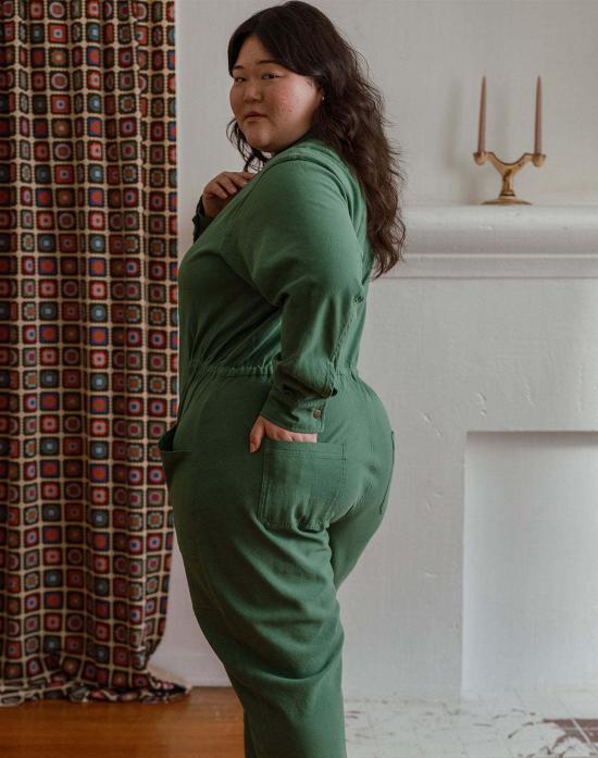  노블 점프수트 롱 슬리브 유틸리티 수트 주니퍼 - NOBLE