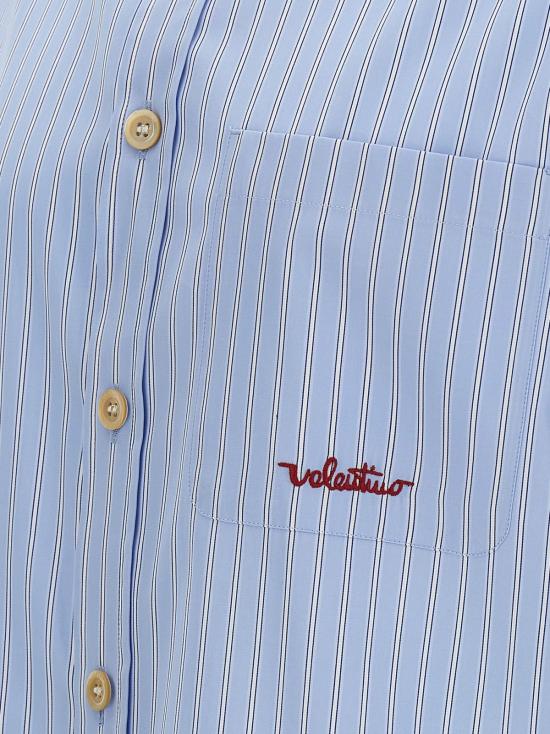  발렌티노 가라바니 반팔 셔츠 Valentino Garavani Vlogo 자수  멀티컬러 - VALENTINO GARAVANI