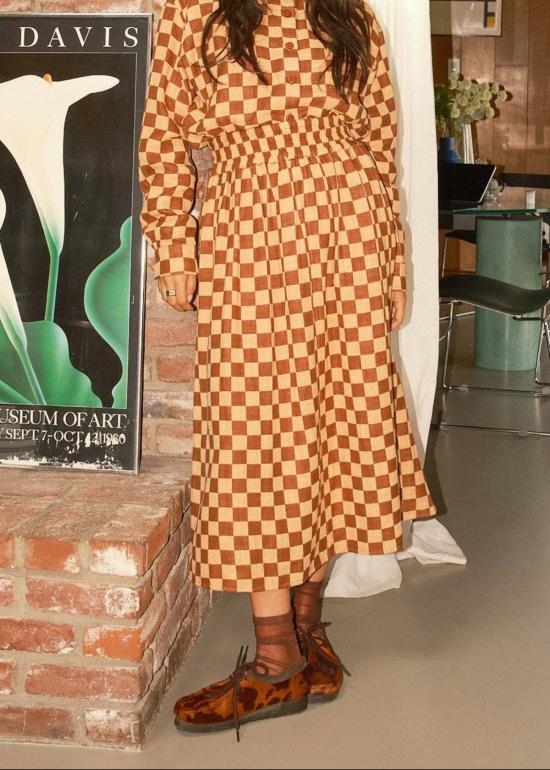  에이스 앤 지그 미디 스커트 에이스앤지그 라라  라임 - ACE & JIG