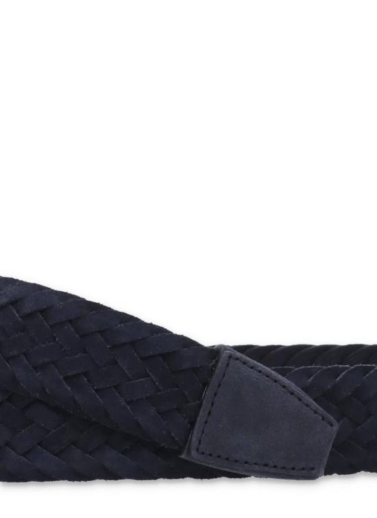  토즈 가죽 벨트 스웨이드 가죽  블루 - TODS