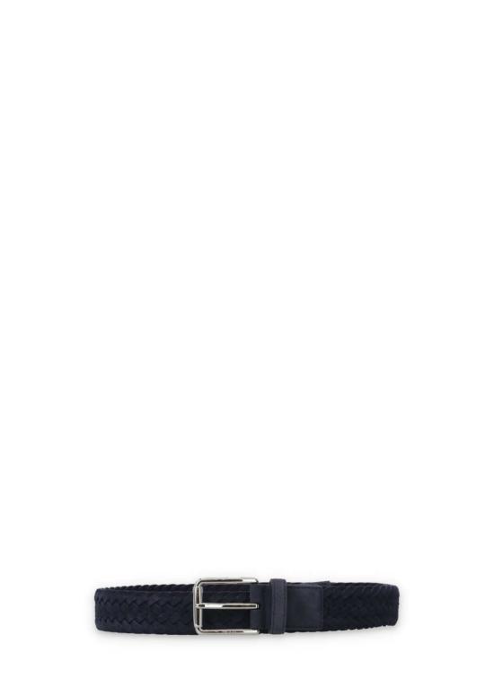  토즈 가죽 벨트 스웨이드 가죽  블루