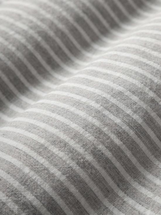  O.N.S 긴팔 셔츠 아릭 헤더 스트라이프 셔츠 라이트 그레이 헤더/화이트 스트라이프 - O.N.S