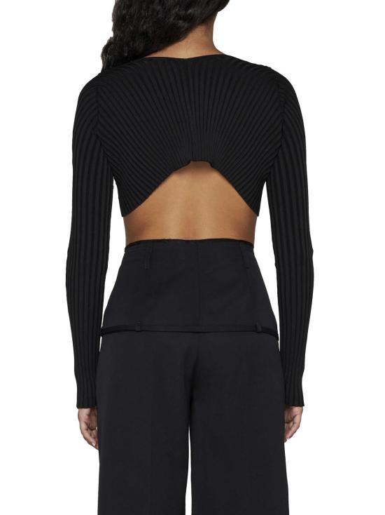  자크뮈스 가디건 프랄 골지  블랙 - JACQUEMUS