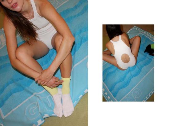  주주 원피스 수영복 지우지우 솔라 수영복 블리치 글리터 - GIU GIU