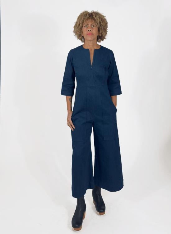  Meg 점프수트 메그 70년대 점프 다크 데님 - OTHER BRANDS