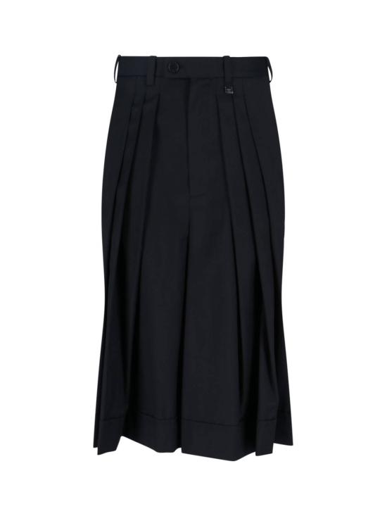  비비안웨스트우드 스트레이트 팬츠 비비안 웨스트우드 플리츠 팬츠 블랙