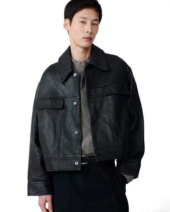  스튜디오 니콜슨 자켓 도야드 가죽 재킷 블랙 - STUDIO NICHOLSON