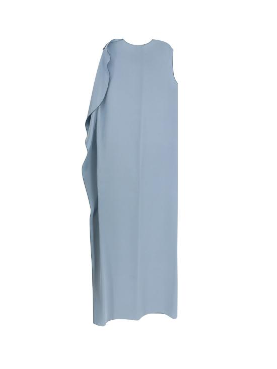  막스마라 미디 원피스 막스 마라 오데사 드레스 막스 마라 피아노포르테 드레스 블루 - MAX MARA