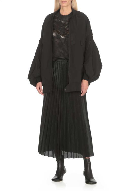  와타나베 준야 반팔 티셔츠 티셔츠 (망사 포함, 블랙) - JUNYA WATANABE