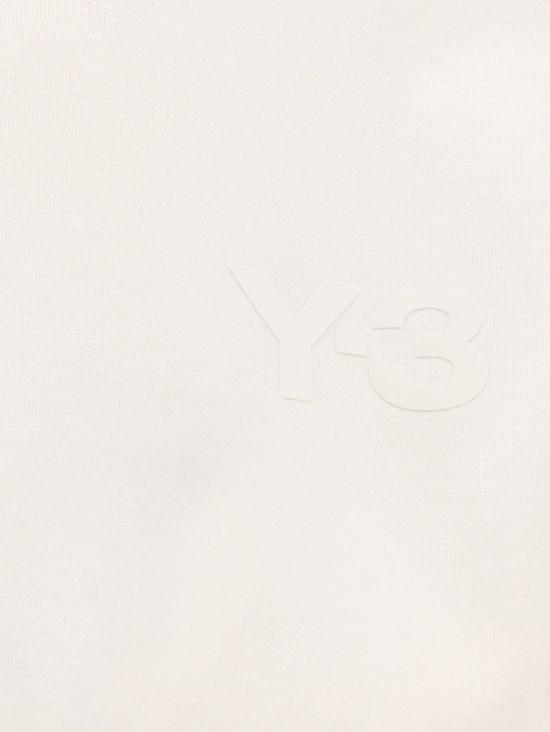  와이쓰리 반팔 티셔츠 Y 3 면 티셔츠 화이트 - Y-3