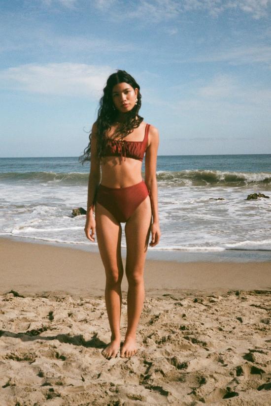  갈라마르 비키니 수영복 셔츠 브라 가넷 - GALAMAAR