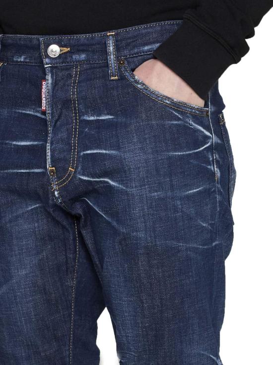  디스퀘어드2 데님 팬츠 Dsquared2 다크 워시 쿨 가이 진 블루 - DSQUARED2