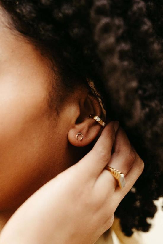  시에라 윈터 주얼리 이어링 14K 오클리 귀걸이 14K 골드