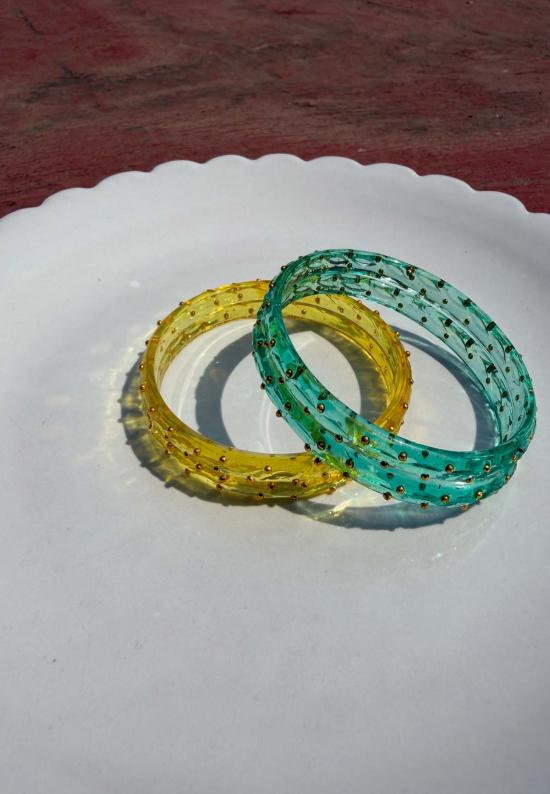  IKKIVI 커프스 링크/타이 홀더 이키비 암 캔디 뱅글 세트 - OTHER BRANDS