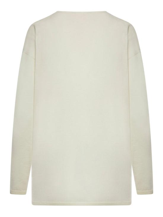  막스마라 스웨터 브이넥 긴팔 점퍼  화이트 - MAX MARA