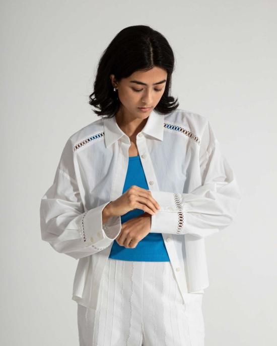  Future Classics 셔츠 퓨처 클래식 스텐실 트림 셔츠 - FUTURE CLASSICS