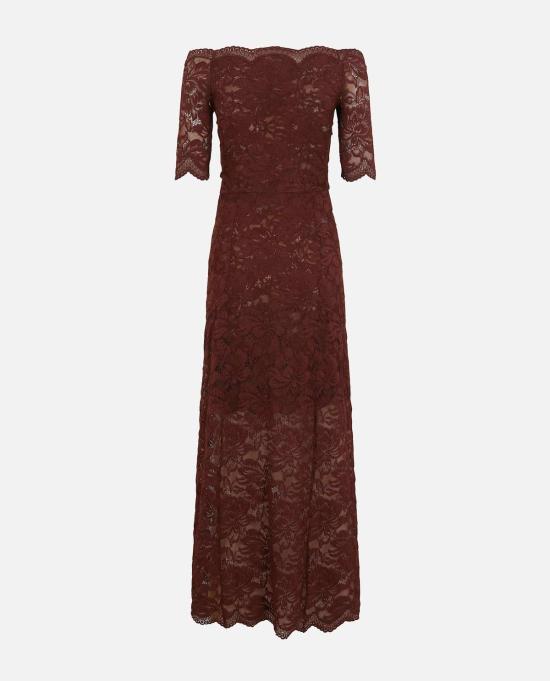  파코라반 롱 원피스 라반 롱 드레스 버건디 - PACO RABANNE