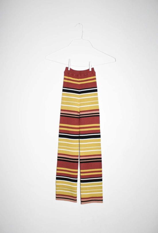  giu giu 스트레이트 팬츠 Giu Giu Nonna 팬츠 Unité 스트라이프