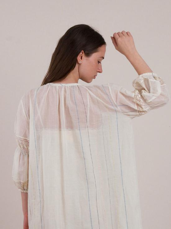  IKKIVI 숏 원피스 이키비 은방울꽃 드레스 화이트 - OTHER BRANDS