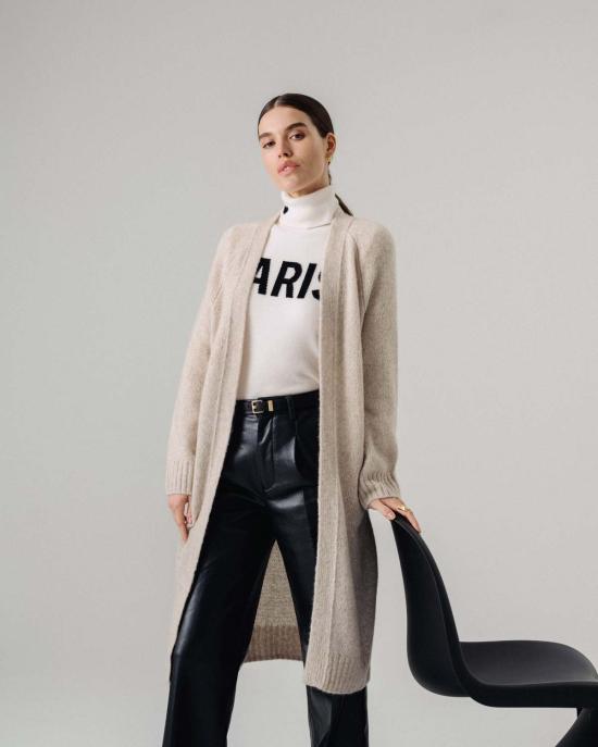  더블유 캐시미어 가디건 W. 캐시미어 비비안 캐시미어 맥시 오픈 - W. CASHMERE