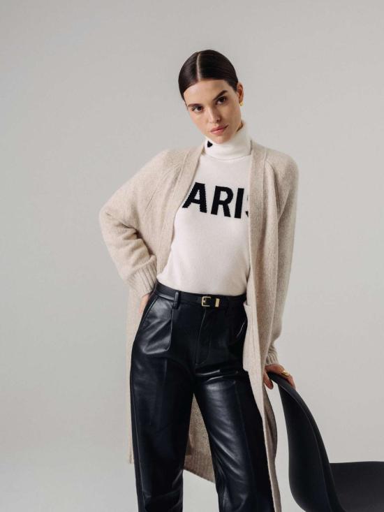  w. Cashmere 가디건 W. 캐시미어 비비안 캐시미어 맥시 오픈 - OTHER BRANDS