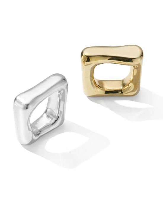  제인 다렌스부르그 반지 제인 다렌스버그 두꺼운 큐브 밴드