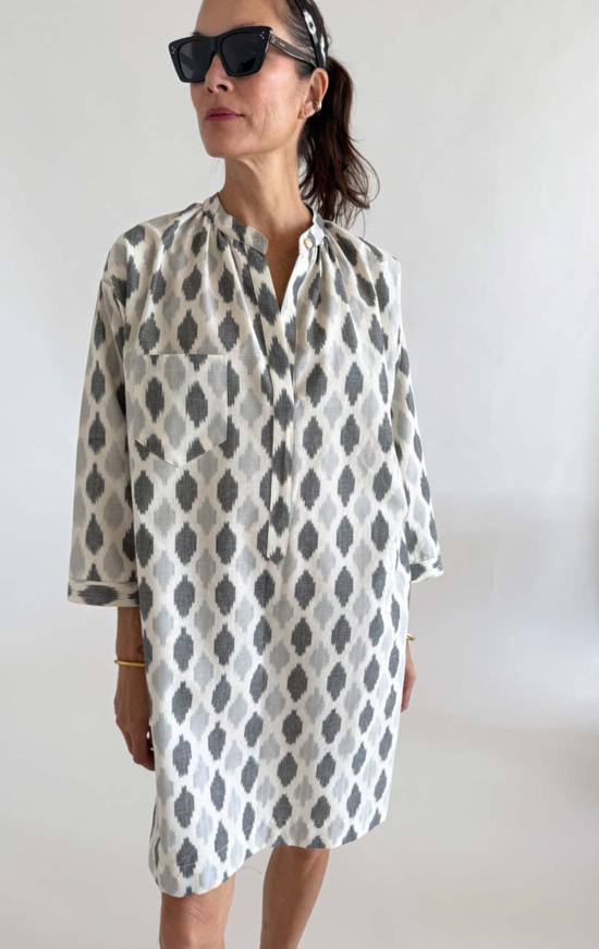  Two 튜닉 긴팔 단추 2개짜리