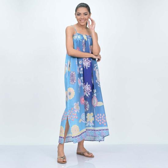  Vismaya 비치용품 비스마야 에콰토리얼 수영복 커버업 네이비 블루 - VISMAYA