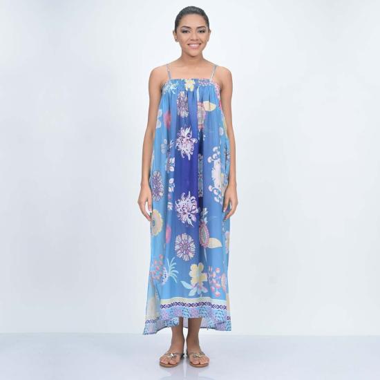  Vismaya 비치용품 비스마야 에콰토리얼 수영복 커버업 네이비 블루 - VISMAYA