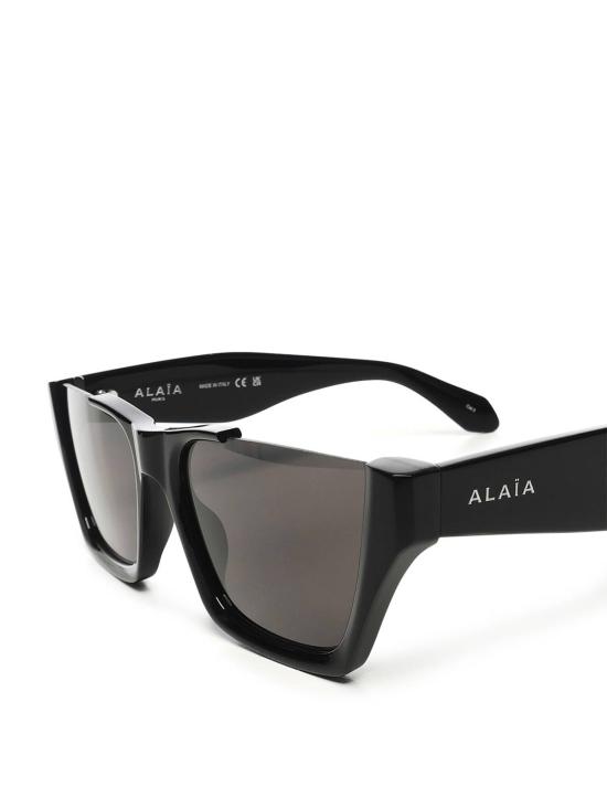  알라이아 안경 직사각형 선글라스 블랙 - ALAIA
