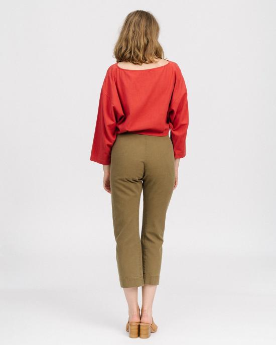  Ilana Kohn 블라우스 Gina 셔츠 체리 - OTHER BRANDS