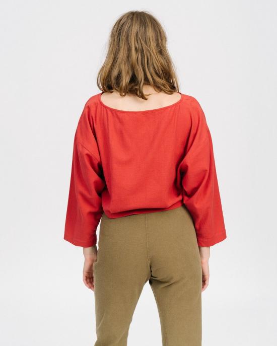  Ilana Kohn 블라우스 Gina 셔츠 체리 - OTHER BRANDS