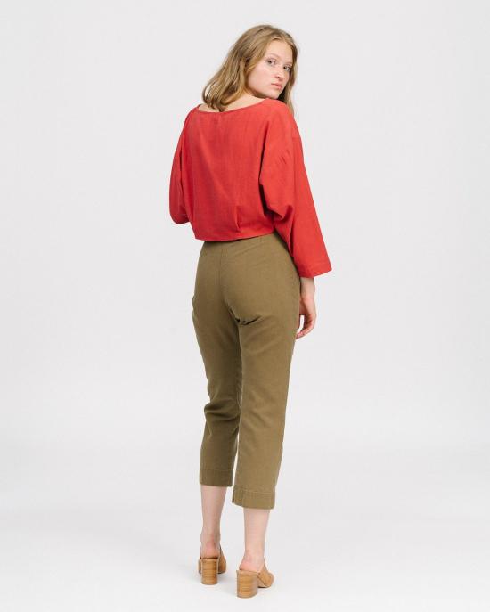  Ilana Kohn 블라우스 Gina 셔츠 체리 - OTHER BRANDS