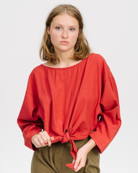  Ilana Kohn 블라우스 Gina 셔츠 체리 - OTHER BRANDS