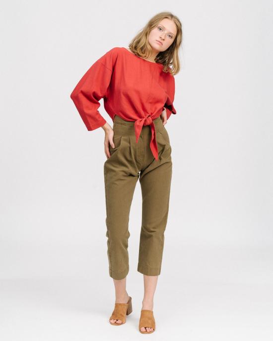  Ilana Kohn 블라우스 Gina 셔츠 체리 - OTHER BRANDS